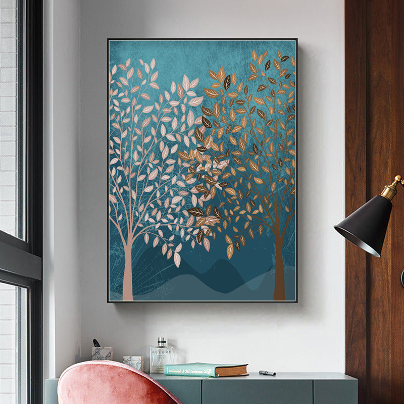 Nordic Modern Forest Landscape Living Room Wall Painting Canvas Painting - The Number 1 Things