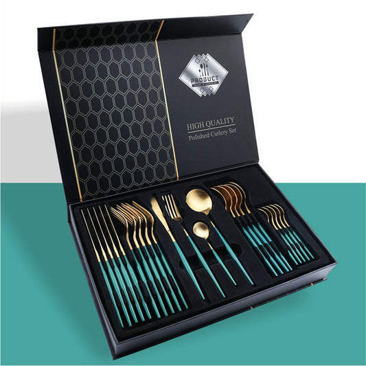 24 Piece Set Of 304 Stainless Steel Knife Gift Box - The Number 1 Things