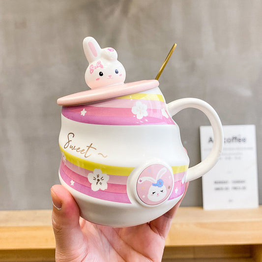 Creative Thread Big Belly Mug Men And Women Cartoon Cute - The Number 1 Things