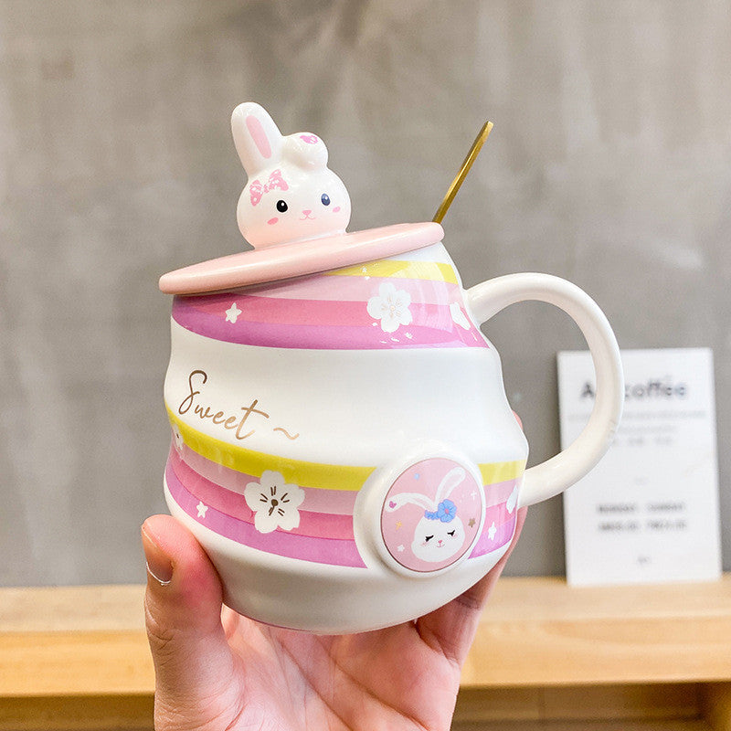 Creative Thread Big Belly Mug Men And Women Cartoon Cute - The Number 1 Things
