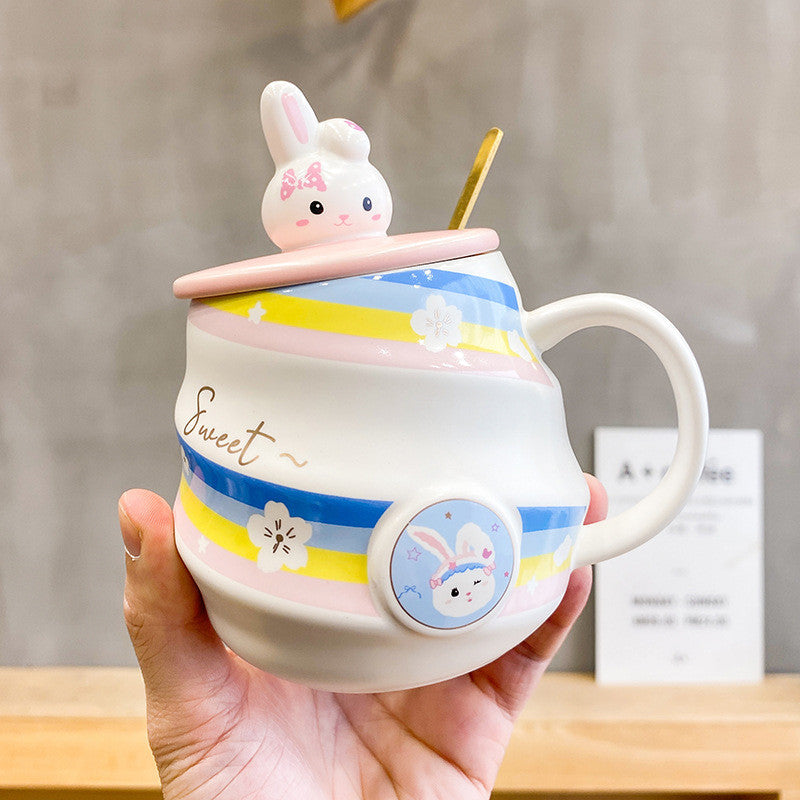 Creative Thread Big Belly Mug Men And Women Cartoon Cute - The Number 1 Things
