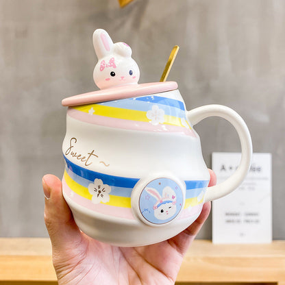 Creative Thread Big Belly Mug Men And Women Cartoon Cute - The Number 1 Things