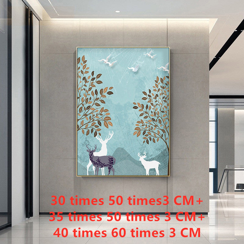 Nordic Modern Forest Landscape Living Room Wall Painting Canvas Painting - The Number 1 Things