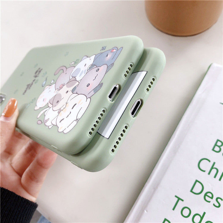 Compatible with Apple, Compatible with Apple , Cartoon Bamboo Panda Apple 12 Mobile Phone Case Iphone12pro Max Soft Silicone Protective Cover