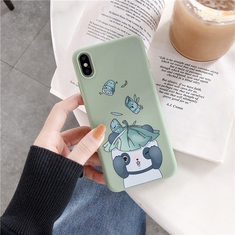 Compatible with Apple, Compatible with Apple , Cartoon Bamboo Panda Apple 12 Mobile Phone Case Iphone12pro Max Soft Silicone Protective Cover