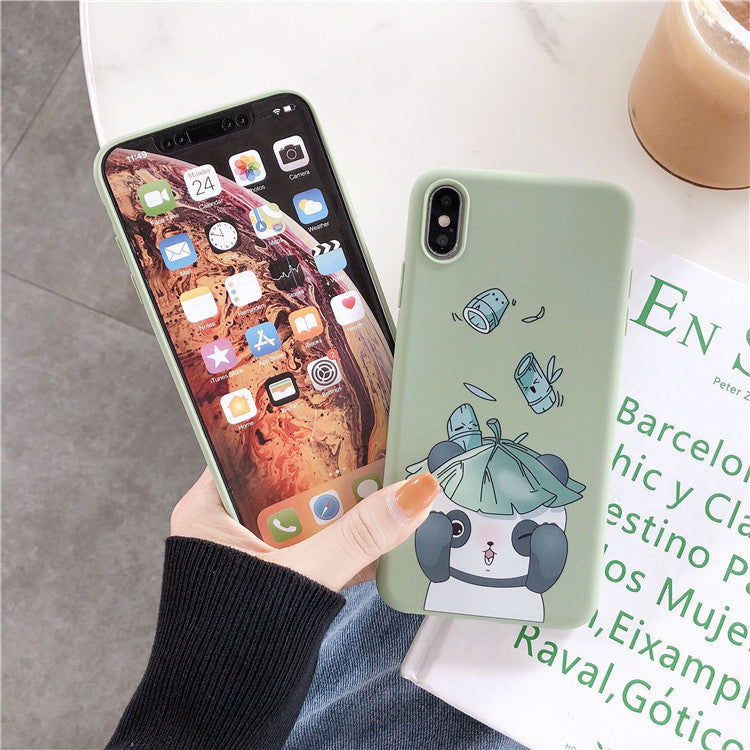 Compatible with Apple, Compatible with Apple , Cartoon Bamboo Panda Apple 12 Mobile Phone Case Iphone12pro Max Soft Silicone Protective Cover