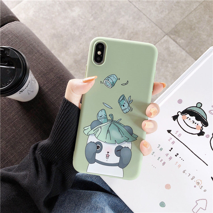 Compatible with Apple, Compatible with Apple , Cartoon Bamboo Panda Apple 12 Mobile Phone Case Iphone12pro Max Soft Silicone Protective Cover