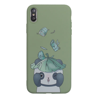 Compatible with Apple, Compatible with Apple , Cartoon Bamboo Panda Apple 12 Mobile Phone Case Iphone12pro Max Soft Silicone Protective Cover