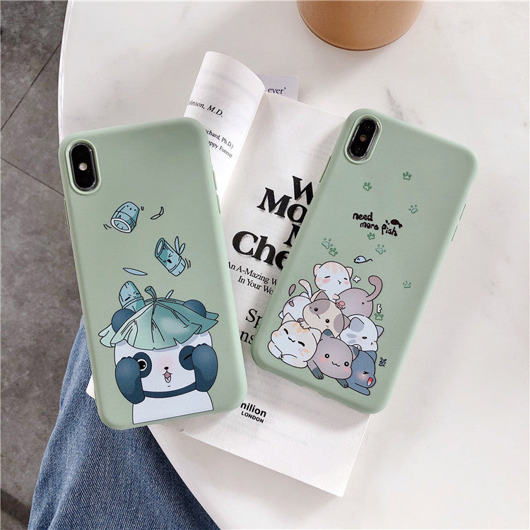 Compatible with Apple, Compatible with Apple , Cartoon Bamboo Panda Apple 12 Mobile Phone Case Iphone12pro Max Soft Silicone Protective Cover