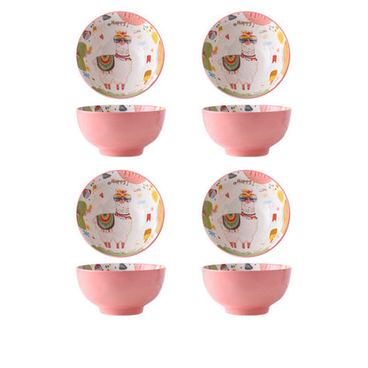 Creative Cartoon Christmas Ceramic Bowl Tableware