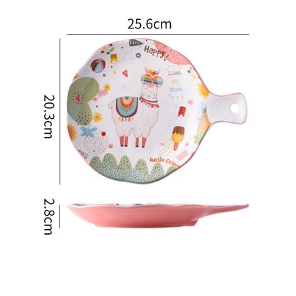 Creative Cartoon Christmas Ceramic Bowl Tableware