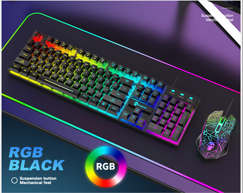 Luminous Keyboard And Mouse Set