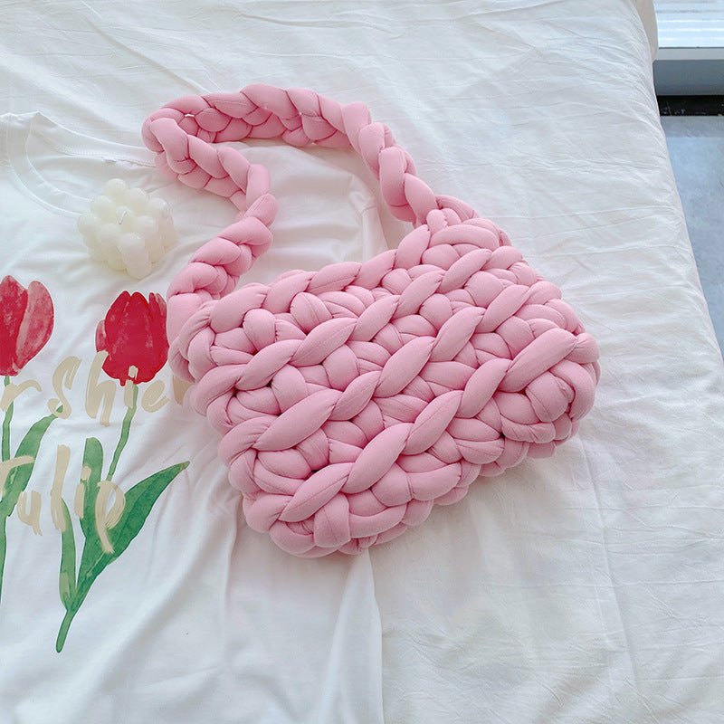 Icelandic Super Thick Wool Diy Hand Knitted Bag - The Number 1 Things