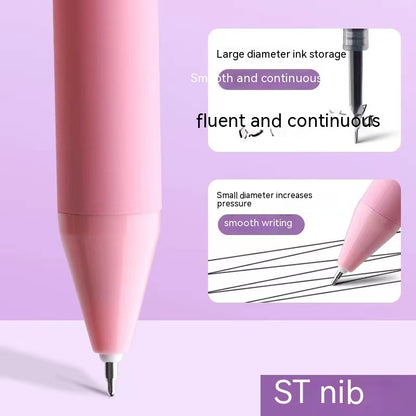Jingwen Magic Change Nebula Writing Smooth Black Double Beads Press Gel Pen