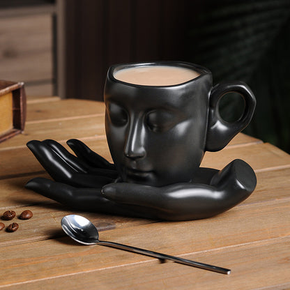 High Temperature Ceramic Creative Abstract Art Hand Fragrance Coffee Cup - The Number 1 Things