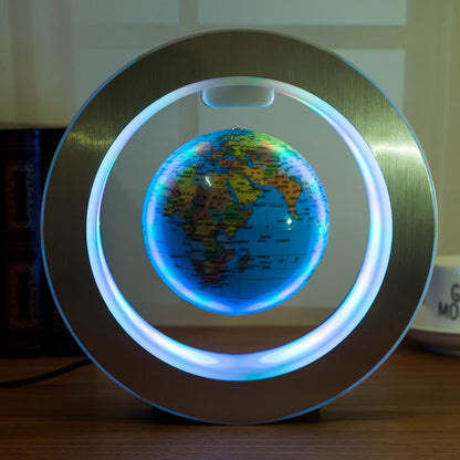 Round LED World Map Floating Globe Magnetic Levitation Light Anti Gravity Magic - The Number 1 Things