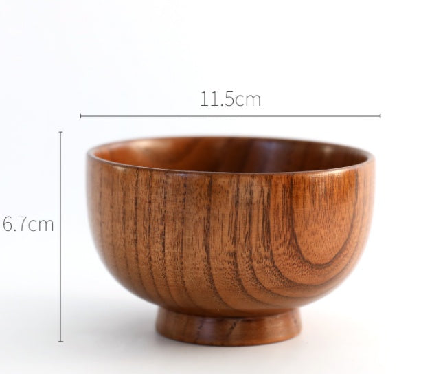 Wooden round wooden bowl - The Number 1 Things