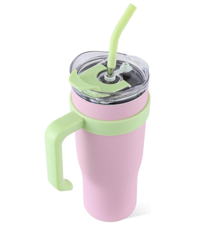 Ochapa 40 Oz Tumbler With Handle Straw Lid Insulated Vacuum Stainless Steel Travel Tapered Mug Gift Coffee Cup Holder Friendly Keep Cold Or Hot Sweat Proof Resuable - The Number 1 Things