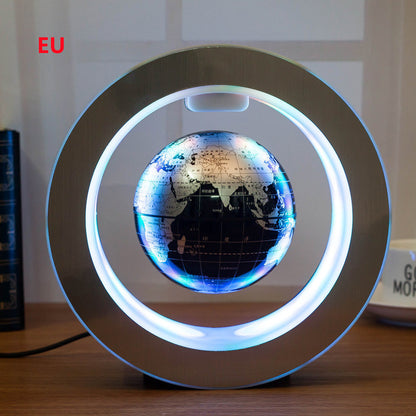 Round LED World Map Floating Globe Magnetic Levitation Light Anti Gravity Magic - The Number 1 Things