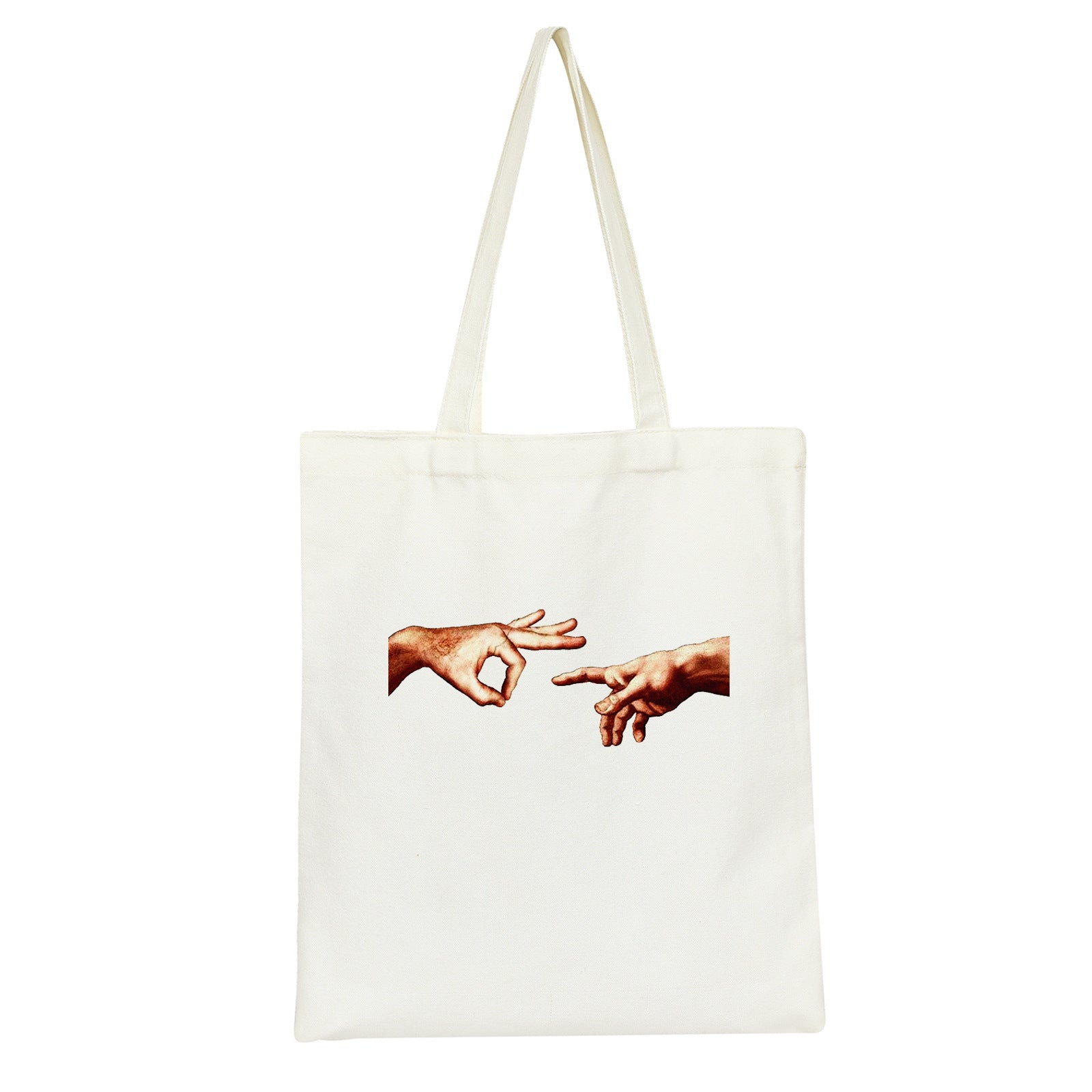 Retro Printed Oil Painting Single Shoulder Canvas Bag - The Number 1 Things