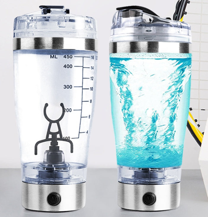 Electric Protein Shake Stirrer USB Shake Bottle Milk Coffee Blender Kettle Sports And Fitness Charging Electric Shaker Cup - The Number 1 Things