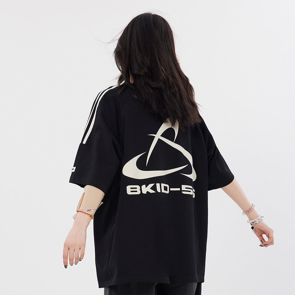 Logo Letter Print Short-sleeve T-shirt Men's And Women's Tops Summer Fashion Brand - The Number 1 Things