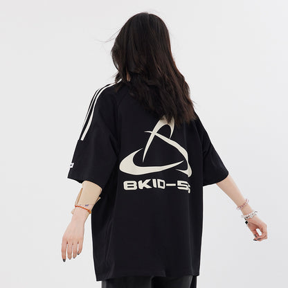 Logo Letter Print Short-sleeve T-shirt Men's And Women's Tops Summer Fashion Brand - The Number 1 Things