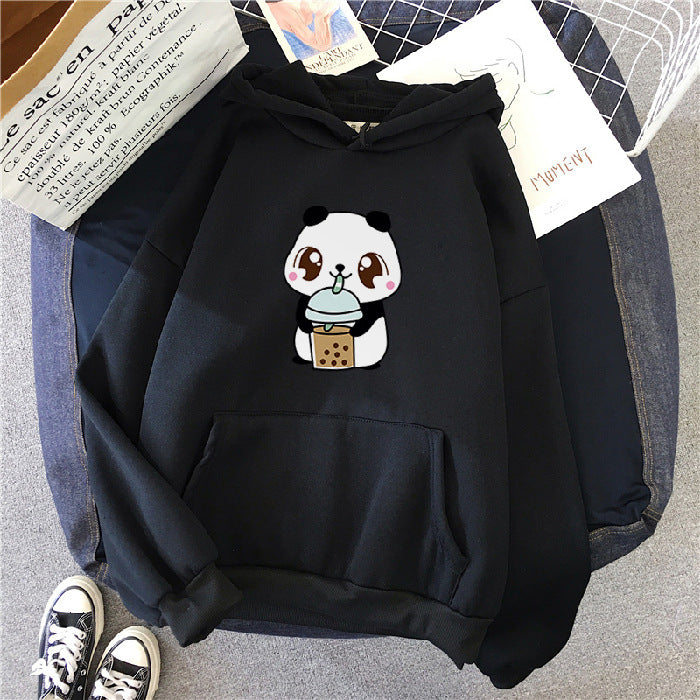 Lazy Style Loose Korean Style Hooded Top - The Number 1 Things