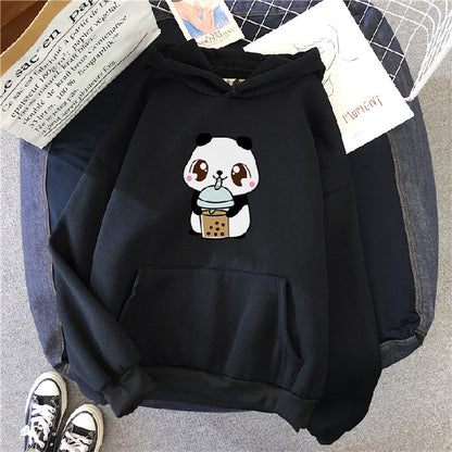 Lazy Style Loose Korean Style Hooded Top - The Number 1 Things