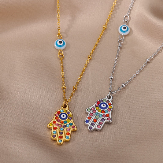 Fashionable Zircon Pendant Fatima Palm - The Number 1 Things
