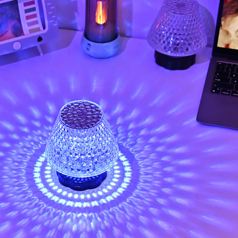 Diamond Crystal Lamp Table Light USB Touch Sensor Bar Table Lamp Dimming Beside Lamp LED Night Light For Restaurant Wedding - The Number 1 Things