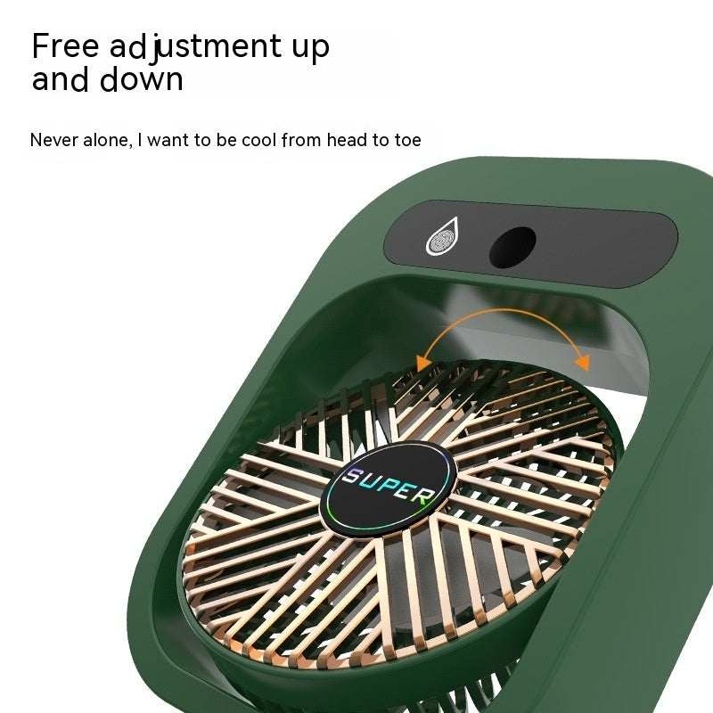 Air Conditioning Fan Desk Misting Fan Air Cooler Cooling USB Rechargeable Humidifier Portable Spray Fan With 3 Wind Speeds Mist Fan For Home - The Number 1 Things