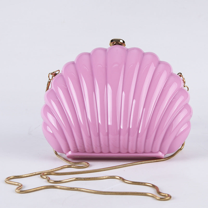 Acrylic Dinner Candy-colored Shell Hand-held Party Hard Box Bag - The Number 1 Things