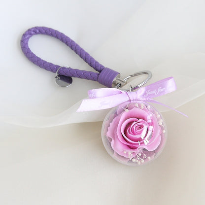 Preserved Flower Keychain Car Bag Hanging Gift - The Number 1 Things