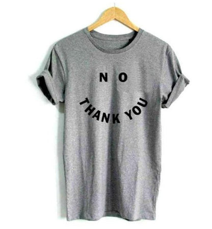No Thank You Print Tee - The Number 1 Things