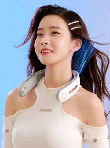 Lazy Mute Outdoor Sports USB Folding Leafless Hanging Neck Electric Fan - The Number 1 Things