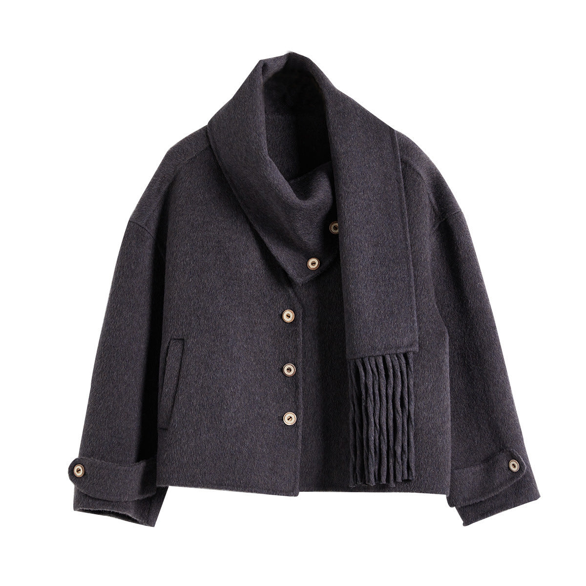 Autumn And Winter New Gentle Elegant Woolen Coat