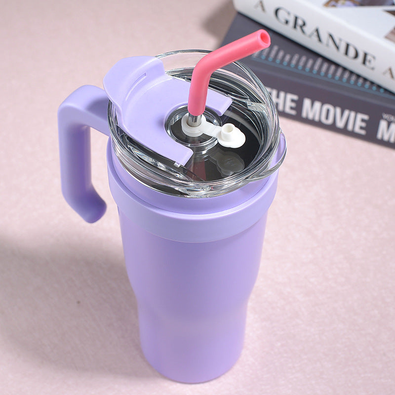 Portable Cup Double Layer With Straw - The Number 1 Things