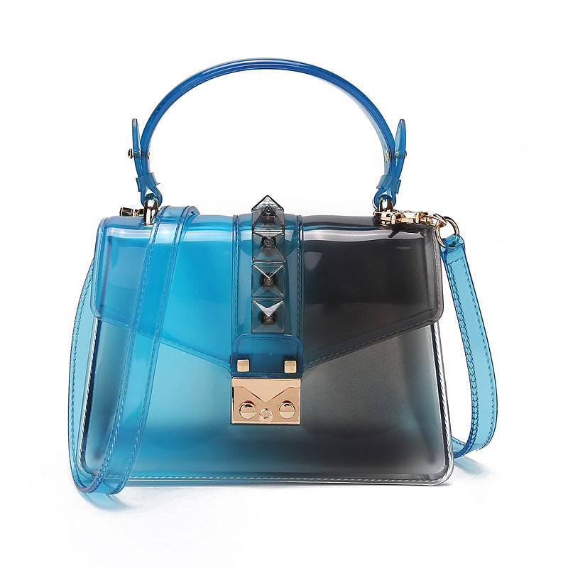 New Fashion Gradient Transparent Jelly Shoulder Bag - The Number 1 Things