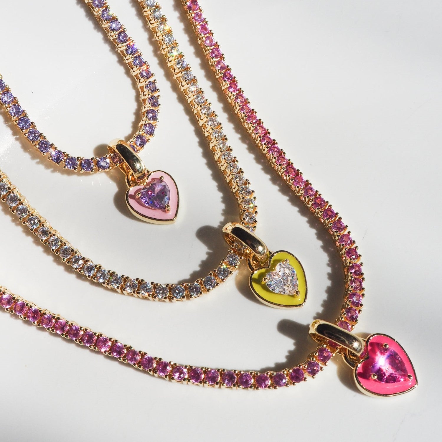 Female Beccarite Tennis Chain Color Zircon Necklace - The Number 1 Things