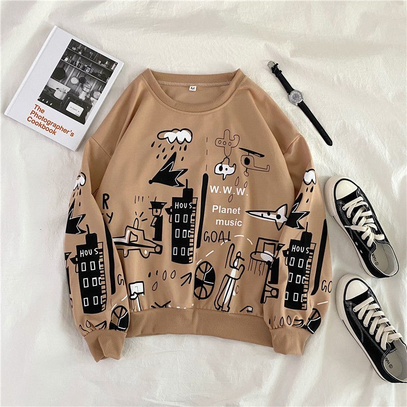 Korean Style Loose Top For Casual Sports Students - The Number 1 Things