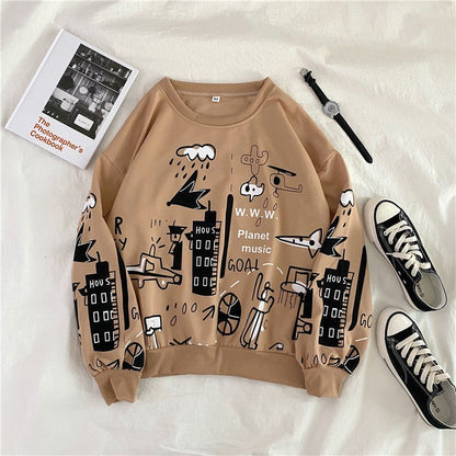 Korean Style Loose Top For Casual Sports Students - The Number 1 Things