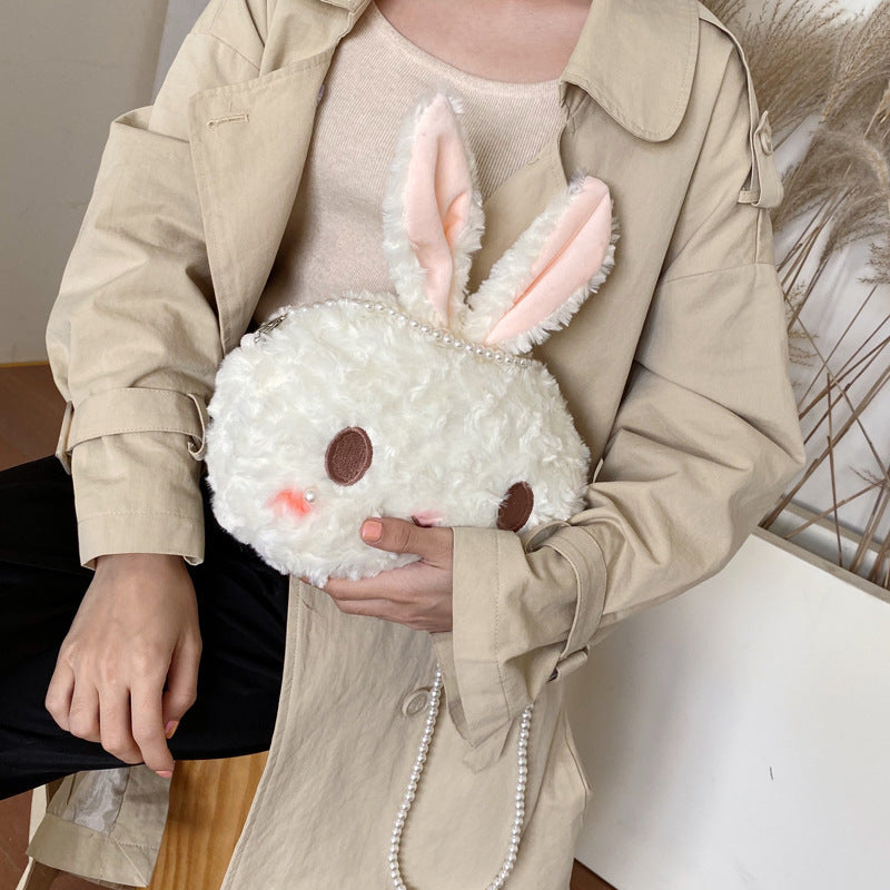 Rabbit plush shoulder bag - The Number 1 Things