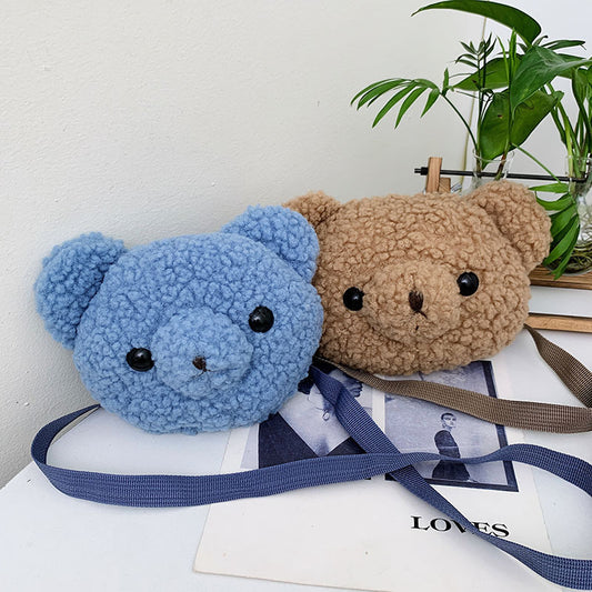 Women's Cartoon Cute Bear Plush Shoulder Bag - The Number 1 Things