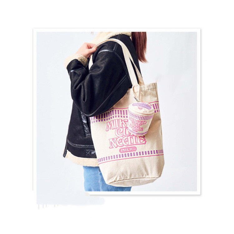 Japanese Magazine Appendix Anniversary Canvas Shoulder Bag - The Number 1 Things
