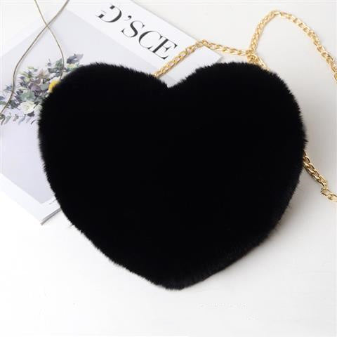 Love Bags For Women Plush Chain Shoulder Bags Valentine's Day Party Bag - The Number 1 Things