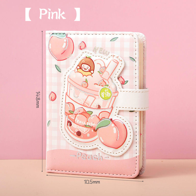 Cute Magnetic Buckle Notebook Girl Heart Hand Ledger - The Number 1 Things
