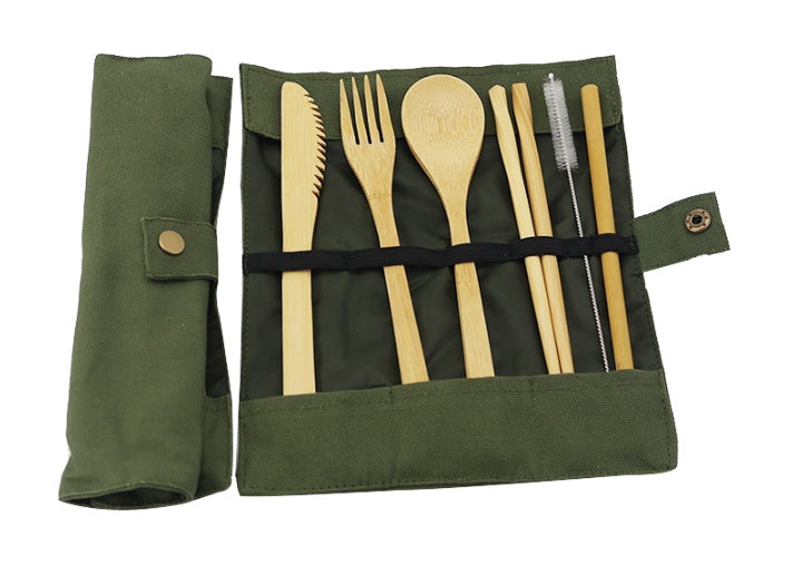 Bamboo Utensils Wooden Travel Cutlery Set Reusable Utensils With Pouch Camping Utensils Zero Waste Fork Spoon Knife Flatware Set - The Number 1 Things