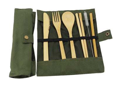 Bamboo Utensils Wooden Travel Cutlery Set Reusable Utensils With Pouch Camping Utensils Zero Waste Fork Spoon Knife Flatware Set - The Number 1 Things