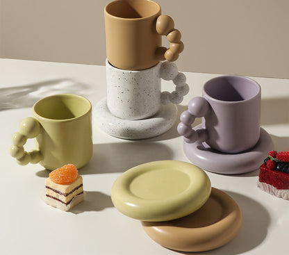 Ceramic Mug Fat Cup Set Gift Home Office Leisure Coffee Cup - The Number 1 Things